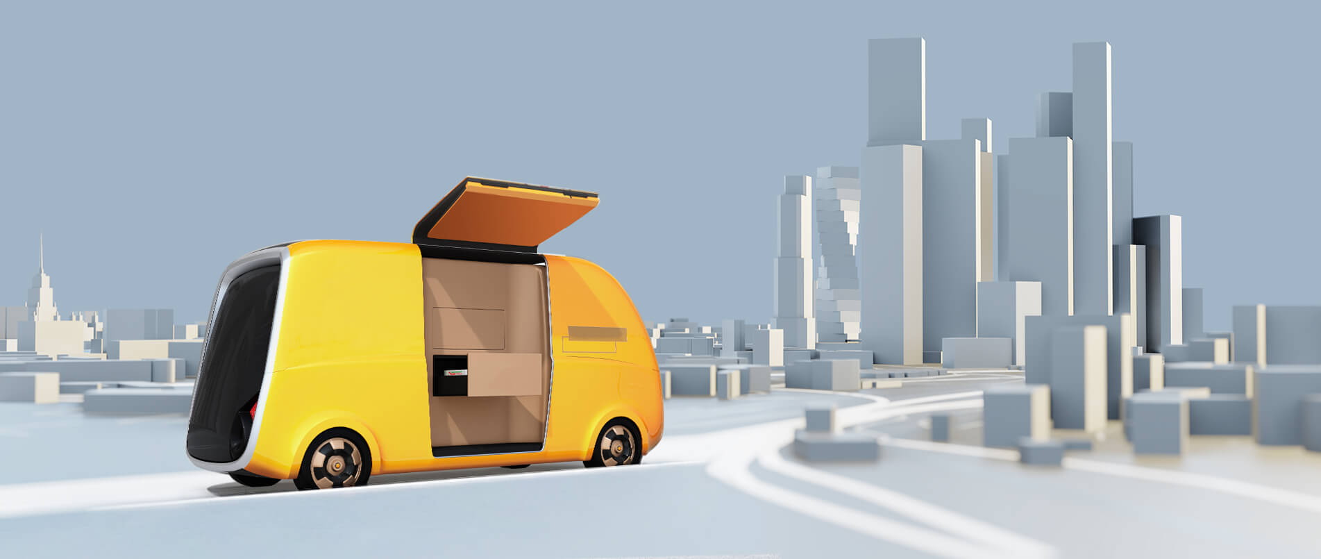 bifa必发助力无人配送车解急难