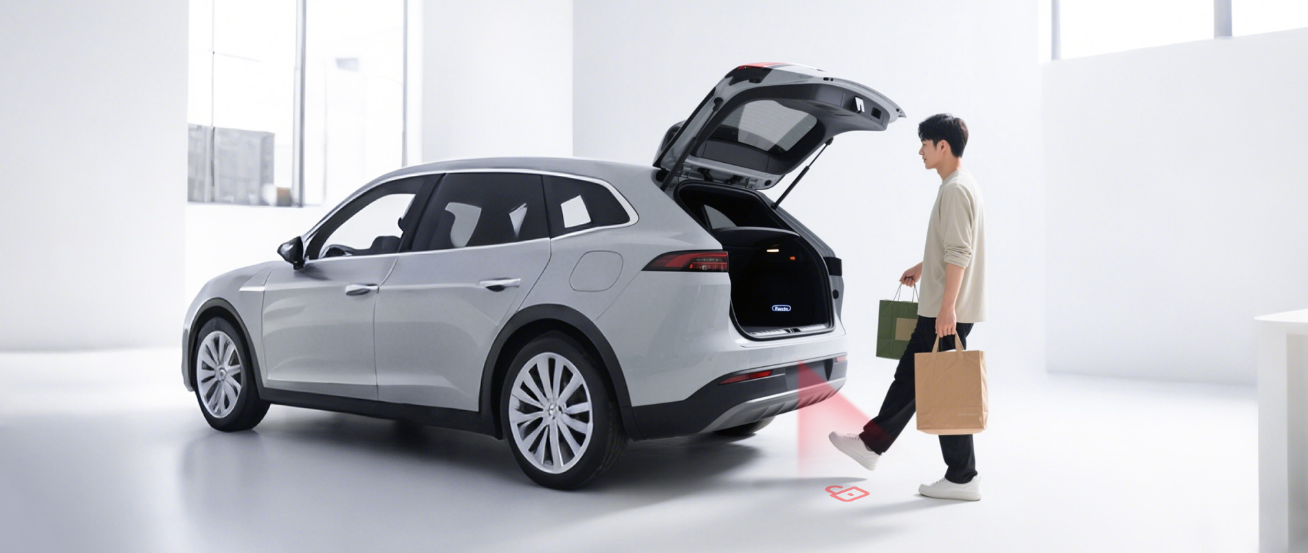 2025上海车展 | bifa必发重磅发布AR脚踢毫米波雷达，重新定义“无接触交互”尾门